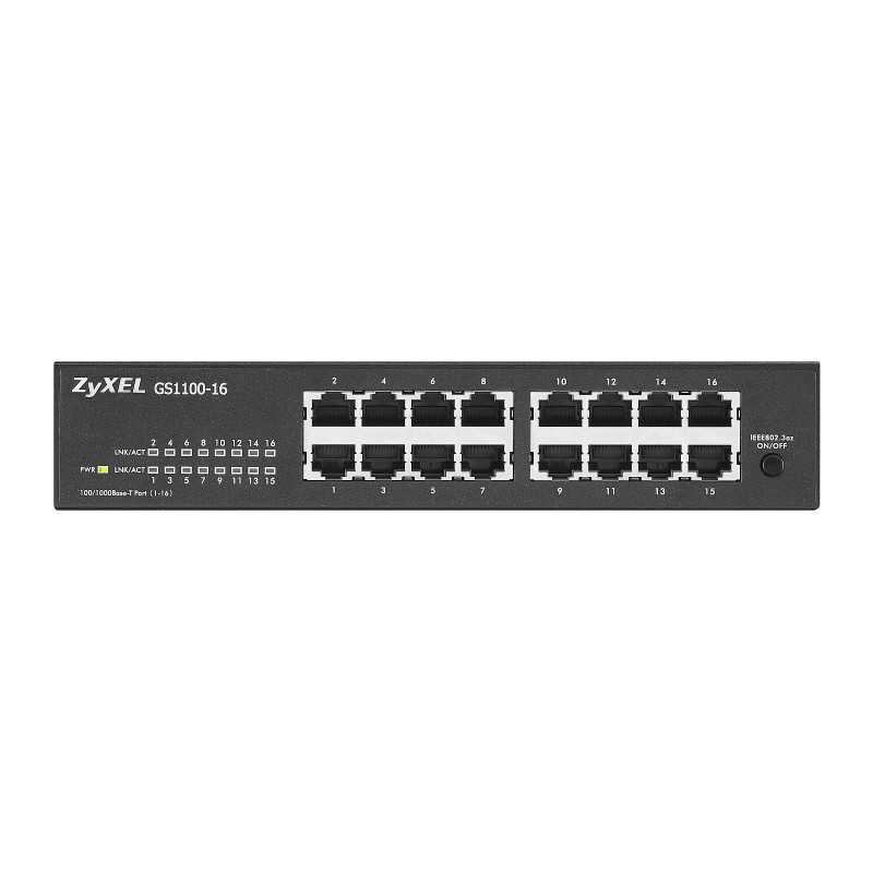 Zyxel GS1100-16 | Switch | 16x RJ45 1000Mb/s, no gestionado - Imagen 2