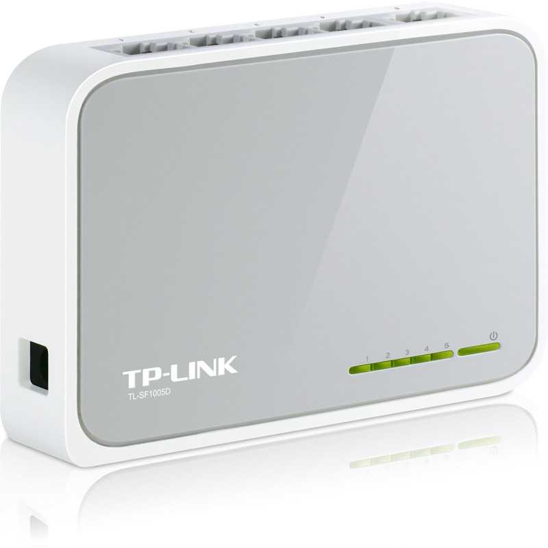 Коммутатор TP-Link TL-SF1005D, 5x RJ45 100Mb/s