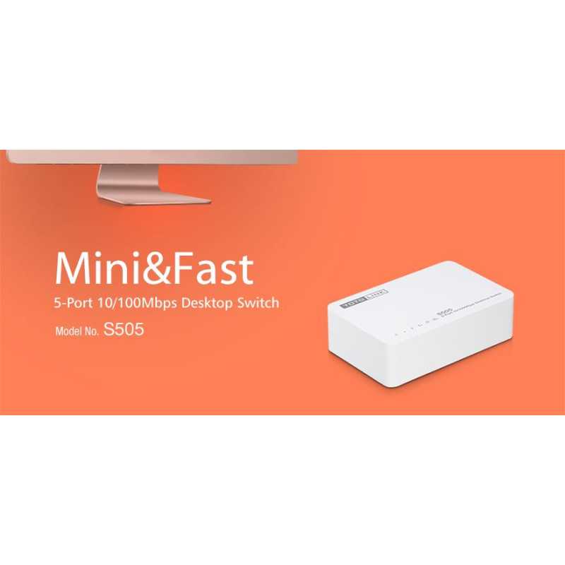 Totolink S505 | Schalter | 5x RJ45 100Mb/s, Desktop - Bild 5