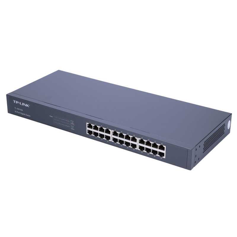 Коммутатор TP-Link TL-SG1024, 24x RJ45 1000Mb/s, Rack, Неуправляемый, ЕС - Изображение 4