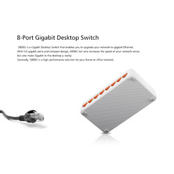 Totolink S808G | Schalter | 8x RJ45 1000Mb/s Gigabit, Desktop - Bild 5
