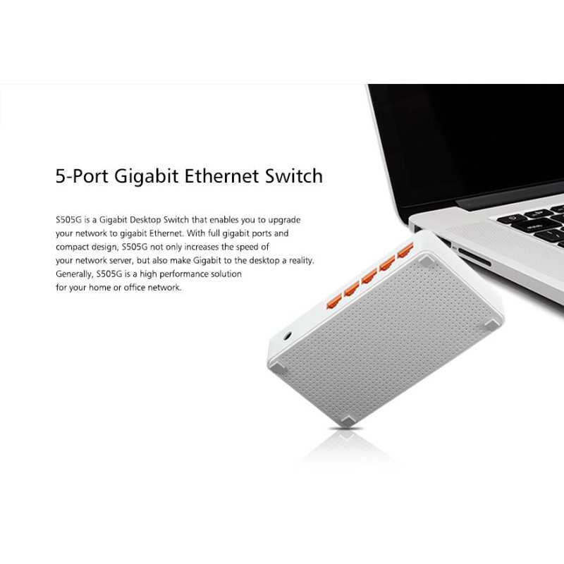 Totolink S505G | Switch | 5x RJ45 1000Mb/s Gigabit, Desktop - Imagem 6