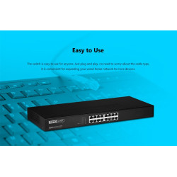 TOTOLINK SW16 16 PORT 10/100MBPS UNMANAGED SWITCH - Imagem 8