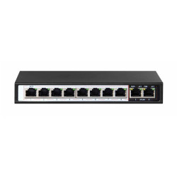 Extralink CERES | PoE Switch | 8x 100Mb/s PoE/PoE+, 2x RJ45 Uplink 100Mb/s, 96W - Imagen 2