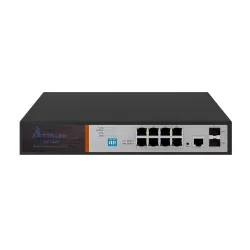 Extralink VICTOR | PoE Switch | 8x Gigabit PoE/PoE+, 2x SFP, 1x Puerto de consol, 150W, Gestionable - Imagen 2
