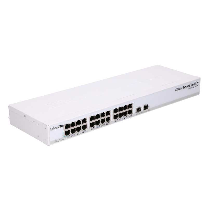 Коммутатор MikroTik CRS326-24G-2S+RM, 24x RJ45 1000Mb/s, 2x SFP+ - Изображение 5