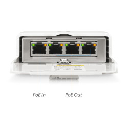 Ubiquiti N-SW | Switch | NanoSwitch, 4x RJ45 1000Mb/s Passive PoE, Externí - Obrázek 2