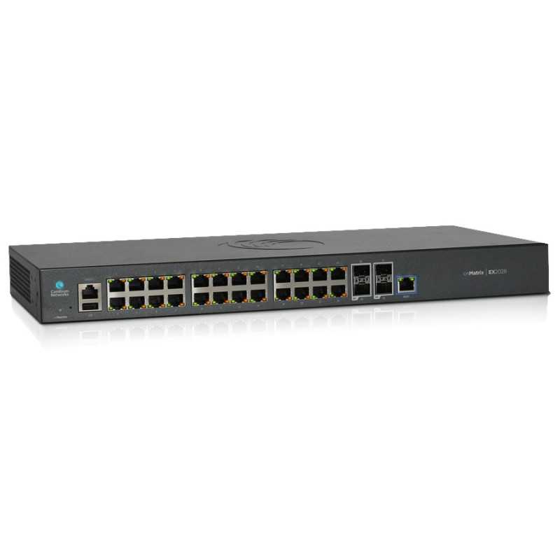 Cambium L2+ cnMatrix EX2028 | Switch | 24x RJ45 1000Mb/s, 4x SFP+, Řízený