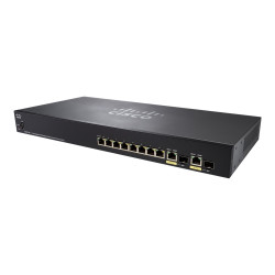Cisco SG355-10P | Switch | 10x 1000Mb/s PoE, 62W, 2x Combo (RJ45/SFP) - Imagen 2