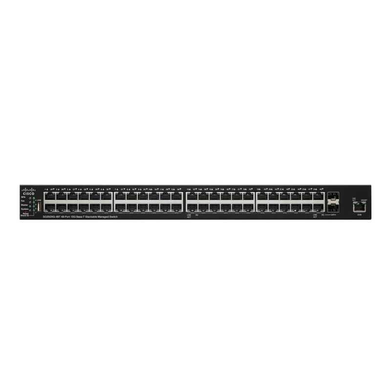 Cisco SG350XG-48T | Switch | 46x 10Gigabit Ethernet, 2x 10G Combo(RJ45/SFP+), Stakowalny - Zdjęcie 3