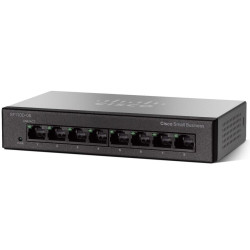 Cisco SF110D-08 Anahtar, 8x 100Mb/s, Masaüstü Kasa