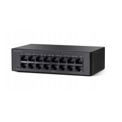 Коммутатор Cisco SF110D-16, 16x 100Mb/s, Настольный корпус
