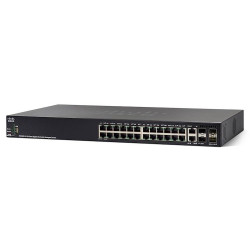 Cisco SG350X-24MP | Switch PoE | 24x Gigabit RJ45 PoE, 2x...