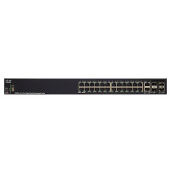 Cisco SG350X-24MP | PoE Switch | 24x Gigabit RJ45 PoE, 2x 10G Combo(RJ45/SFP+), 2x SFP+, 382W PoE, Stackable - Image 2