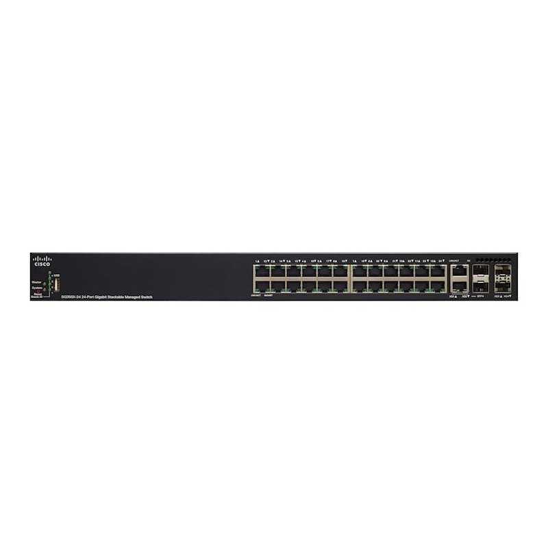 Cisco SG350X-24MP | Switch PoE | 24x Gigabit RJ45 PoE, 2x 10G Combo(RJ45/SFP+), 2x SFP+, 382W PoE, Stackovatelný - Obrázek 2