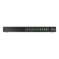 Cisco SF112-24 | Switch | 24x 100Mb/s, 2x SFP 1Gb/s Combo, Rackmount - Image 2