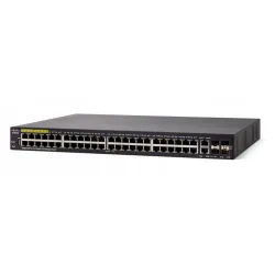 Коммутатор PoE Cisco SG350-52P, 48x 1000Mb/s PoE, 375W,...