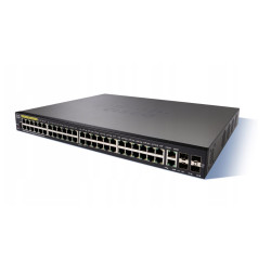 Cisco SG350-52MP | Switch PoE | 48x 1000Mb/s Max PoE, 740W, 2x Combo(RJ45/SFP) + 2x SFP, Zarządzalny - Zdjęcie 2