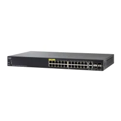Cisco SG350-28P PoE Anahtarı, 24x 1000Mb/s PoE, 195W, 2x...