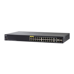 Cisco SG350-28P | Switch PoE | 24x 1000Mb/s PoE, 195W, 2x...