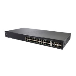 Коммутатор Cisco SG350-28, 24x 1000Mb/s, 2x Combo(RJ45/SFP) + 2x SFP, Управляемый - Изображение 3