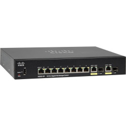Cisco SG350-10P | Switch PoE | 8x 1000Mb/s PoE, 62W, 2x Combo(RJ45/SFP), gestionado - Imagen 2