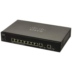 Cisco SG350-10 | Schalter | 8x 1000Mb/s, 2x Combo(RJ45/SFP), verwaltet - Bild 2
