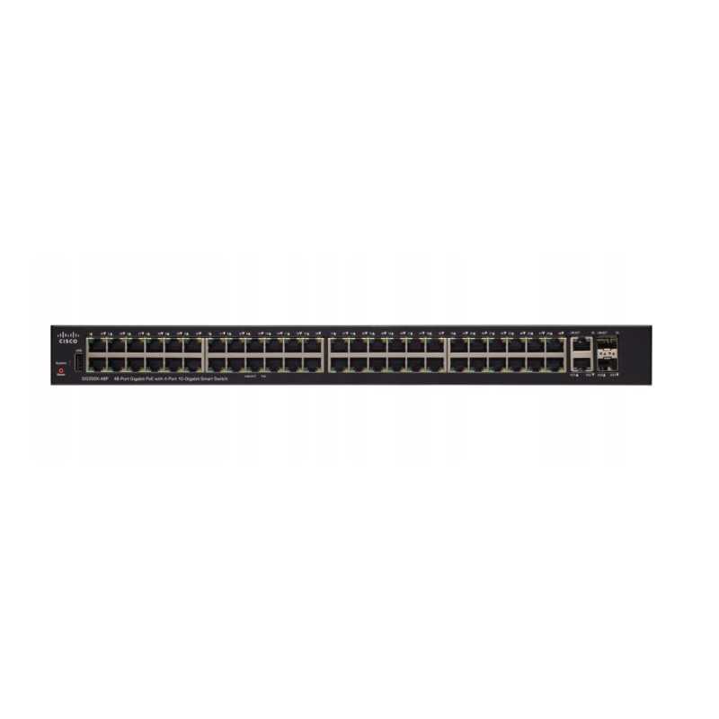 Cisco SG250X-48P | Switch PoE | 48x 1000Mb/s PoE/PoE+, 382W, 2x 10Gb/s, 2x SFP+, gestionado - Imagen 2