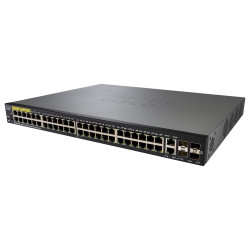 Cisco SF350-48MP | Switch | 48x 100Mb/s Max PoE, 740W, 2x Combo(RJ45/SFP) + 2x SFP, gestito - Immagine 2