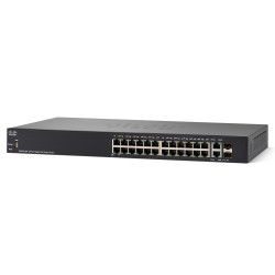 Cisco SG250-26P | Switch PoE | 24x 1000Mb/s PoE/PoE+, 2x...