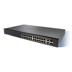 Cisco SG250-26P | PoE Switch | 24x 1000Mb/s PoE/PoE+, 2x 1Gb/s Combo, PoE 195W, Managed - Image 2