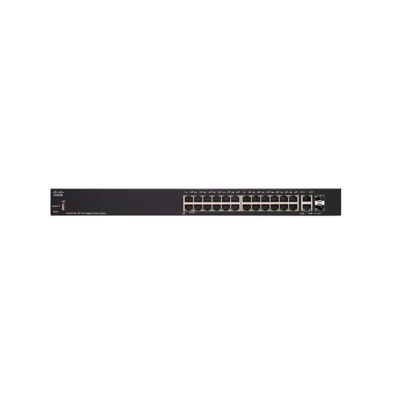 Cisco SG250-26 | Switch | 24x 1000Mb/s, 2x 1Gb/s Combo, Řízený - Obrázek 3