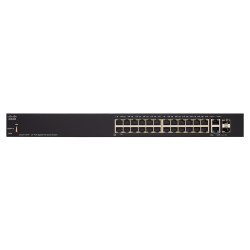 Cisco SG250-26HP | Switch PoE | 24x 1000Mb/s PoE/PoE+, 2x 1Gb/s Combo, PoE 100W, Řízený - Obrázek 2