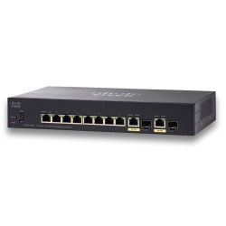 Cisco SF352-08P | Switch | 8x 100Mb/s Max PoE, 62W, 2x...