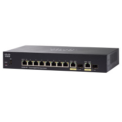 Cisco SG250-10P | PoE Switch | 8x 1000Mb/s PoE/PoE+, 2x...