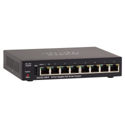 Cisco SG250-08HP | PoE Switch | 8x 1000Mb/s PoE/PoE+,...