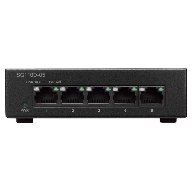Коммутатор Cisco SG110D-05, 5x 1000Mb/s, Настольный корпус - Изображение 2