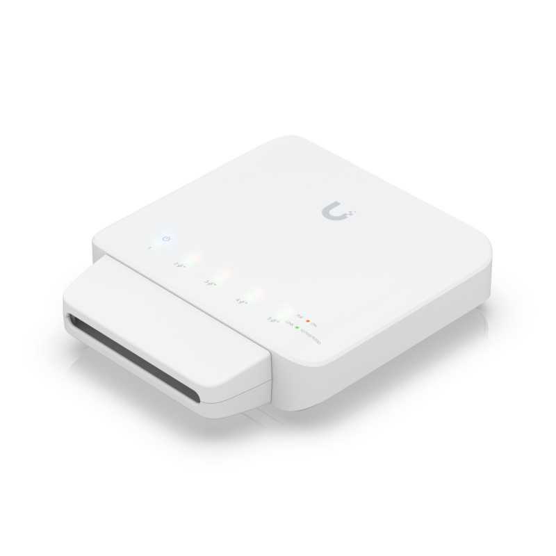 Ubiquiti USW-FLEX | Switch | UniFi, 5x RJ45 1000Mb/s, 1x PoE In, 4x PoE Out, 46W - Imagem 8