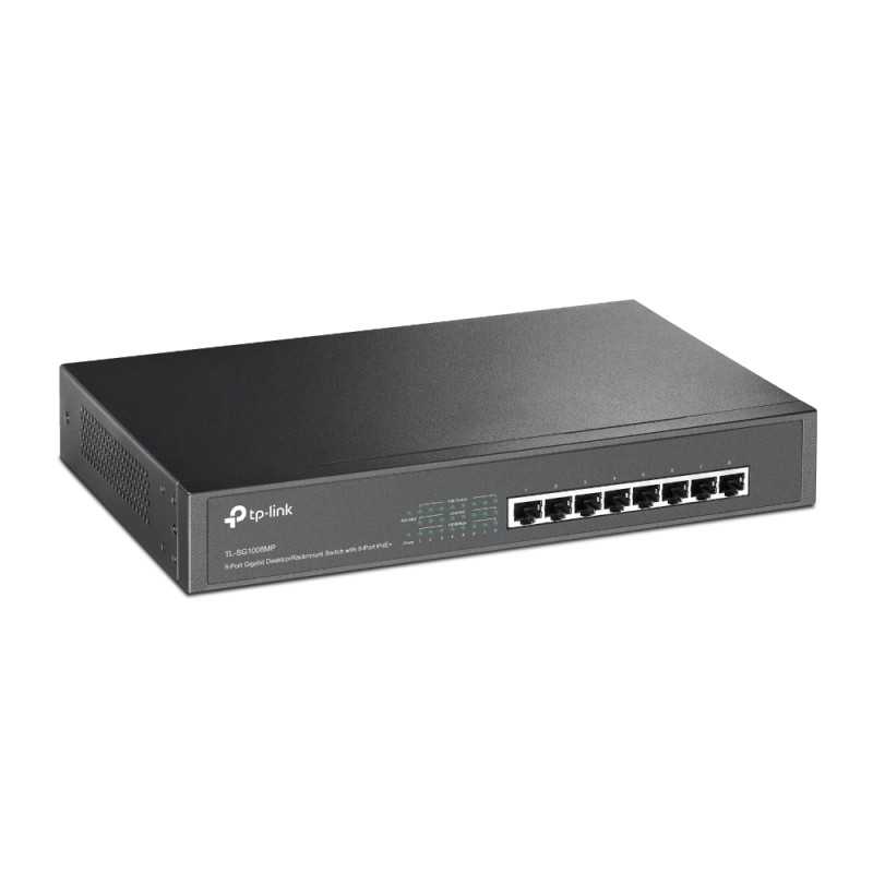 TP-Link TL-SG1008MP Switch, 8x RJ45 1000Mb/s, 8x PoE+, 126W, Masa/Raf - Görsel 2