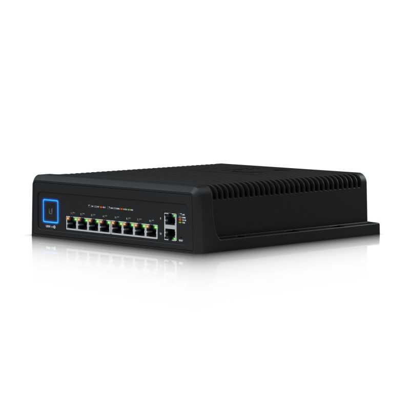 Ubiquiti USW-INDUSTRIAL | Switch | UniFi, 8x RJ45 1000Mb/s PoE++, 2x RJ45 1000Mb/s, 450W - Zdjęcie 2