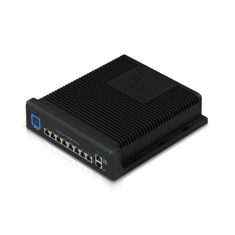 Коммутатор Ubiquiti USW-INDUSTRIAL, UniFi, 8x RJ45 1000Mb/s PoE++, 2x RJ45 1000Mb/s, 450W - Изображение 5