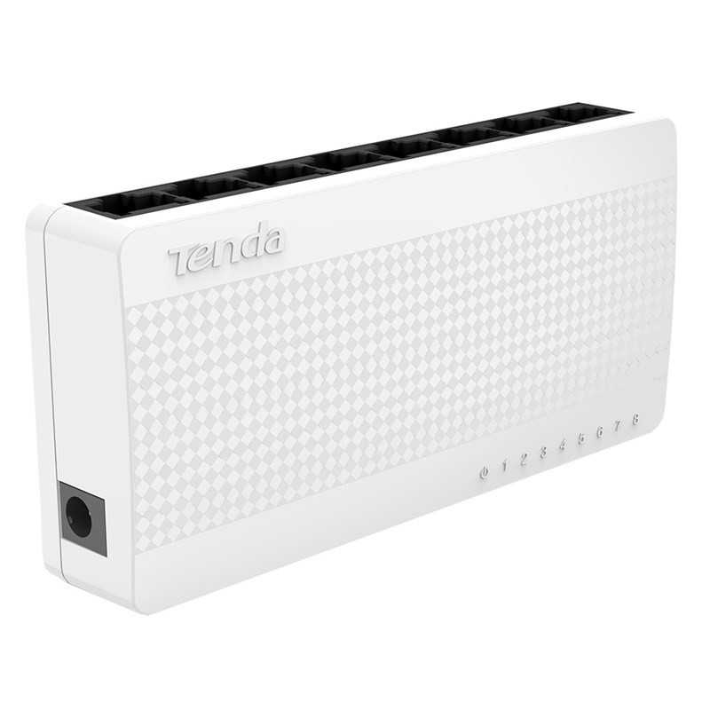 Коммутатор Tenda S108, 8x RJ45 100Mb/s - Изображение 3