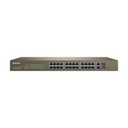 Tenda TEF1226P-24-440W | Switch | 24x 10/100Mbs, 2x GE +...