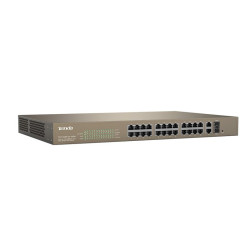 Tenda TEF1226P-24-440W | Switch | 24x 10/100Mbs, 2x GE + 2x SFP - Imagem 2