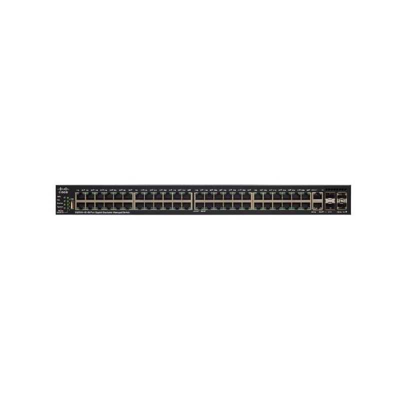 Cisco SG550X-48MP-K9-EU | PoE Switch | Stackable, 46x RJ45 1000Mb/s PoE, 4x SFP+, 740W - Image 3