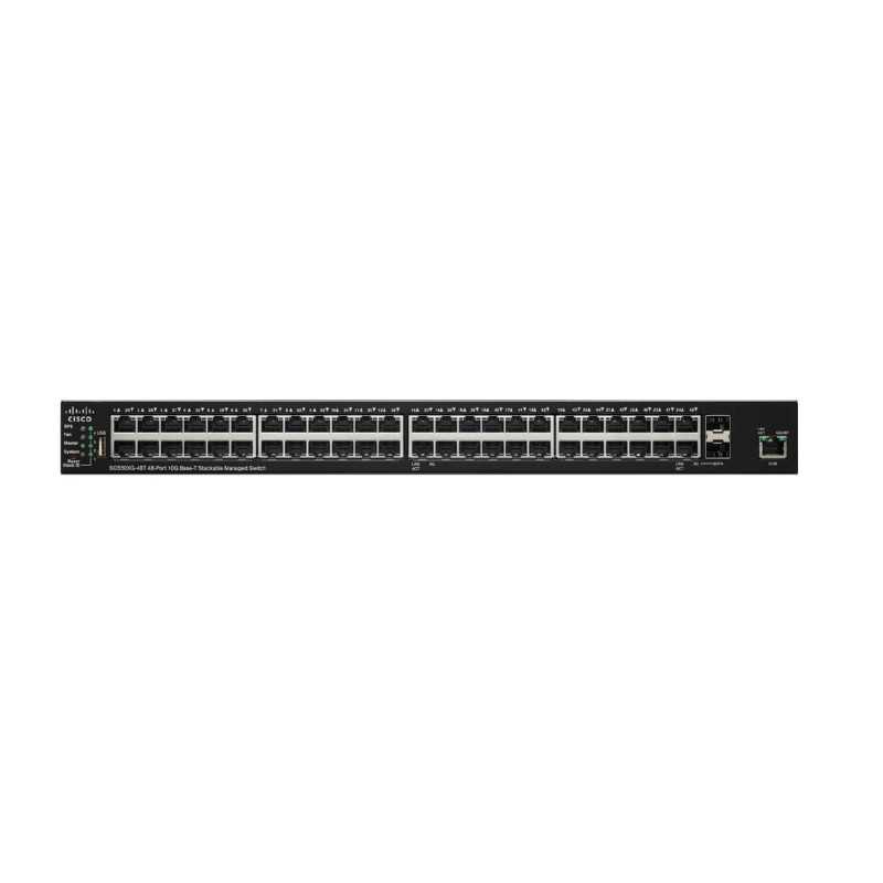 Cisco SG550XG-48T Anahtar, 46x 10G RJ45, 2x 10G Combo (RJ45/SFP+), İstiflenebilir - Görsel 2