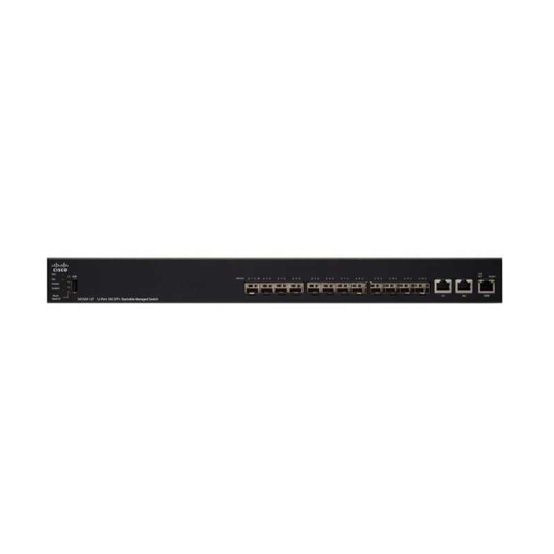 Коммутатор Cisco SX550X-12F, 10x 10G SFP+, 2x 10G Combo (RJ45/SFP+), стоечный - Изображение 2