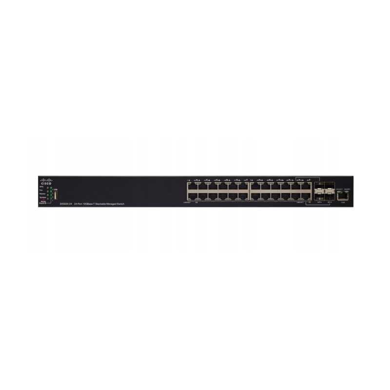 Cisco SX550X-24 | Switch | 20x 10G RJ45, 4x 10G Combo(RJ45/SFP+), apilable - Imagen 2