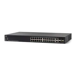 Cisco SG550X-24MPP | PoE-Schalter | 24x Gigabit RJ45 PoE,...