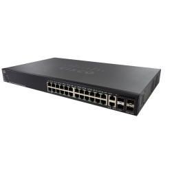 Cisco SG550X-24MPP | PoE Switch | 24x Gigabit RJ45 PoE, 2x 10G Combo(RJ45/SFP+), 2x SFP+, 740W PoE, Stackable - Image 2